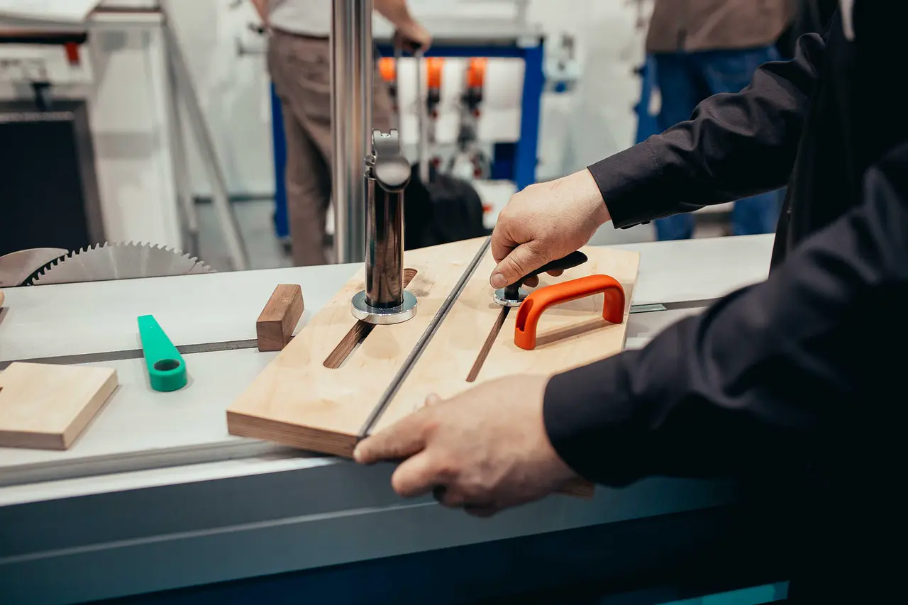 Jeanine White at work with a colleague